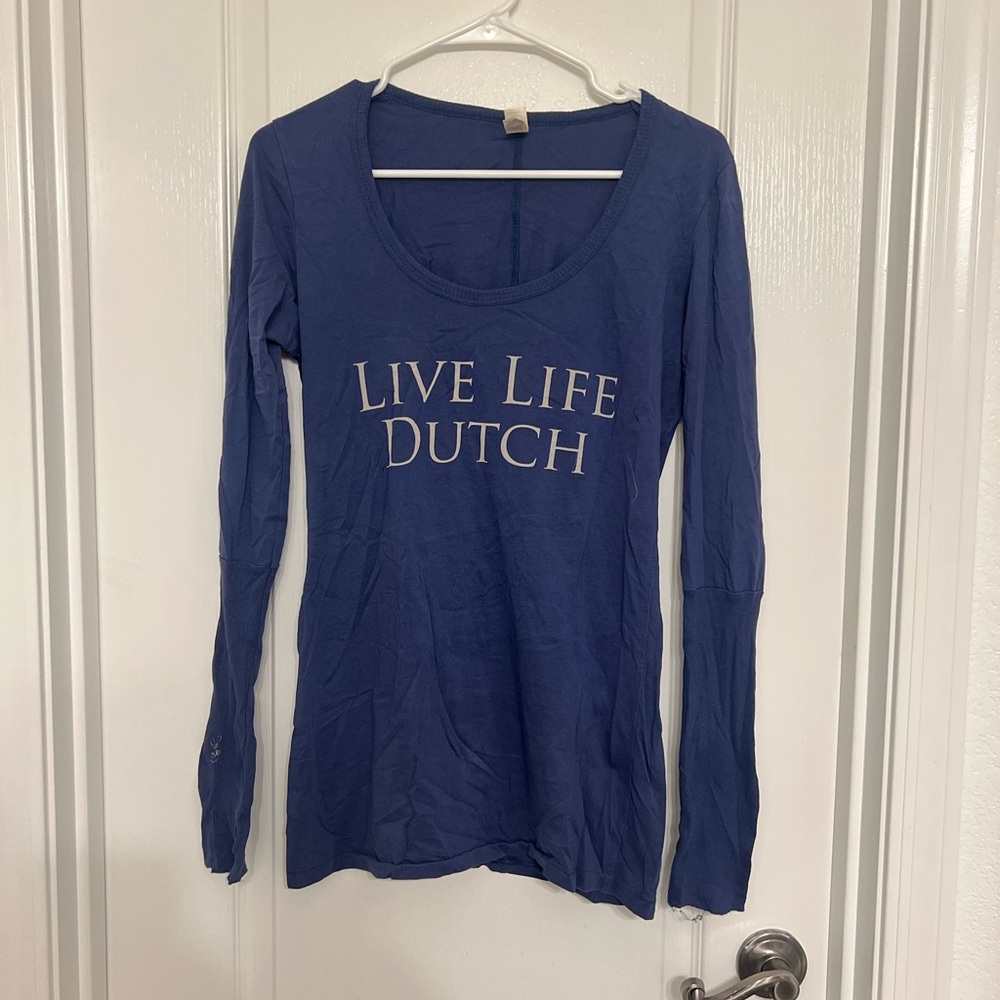 Dutch Bros Blue Long Sleeve Tee